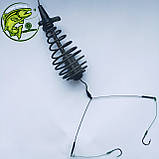 Рибальська годівниця у зборі на карася та ляща "КОНУС", вага 40 грамів (нержавіюча сталь), фото 3