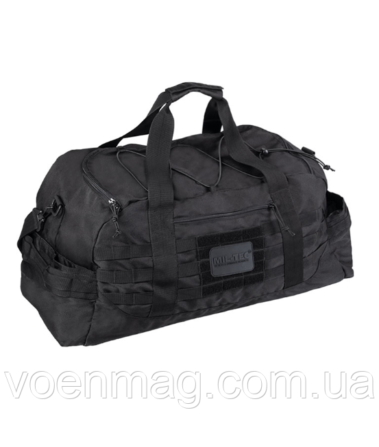 Сумка Mil-Tec US Combat Paracute Cargo Medium 54 л чорна
