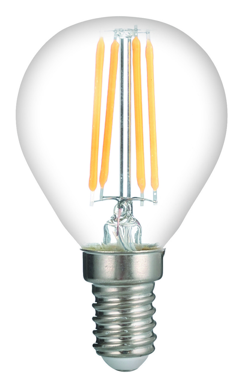 Лампа "Etron Filament Power" прозоре скло LED 1-EFP-1148 G45 12Вт 4200K Е14(10), фото 1