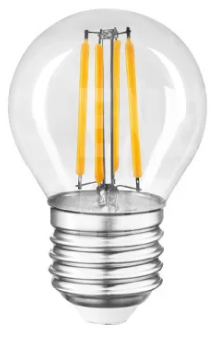 Лампа "Etron Filament Power" прозоре скло LED 1-EFP-200 G45 2Вт 4200K Е27(10), фото 1