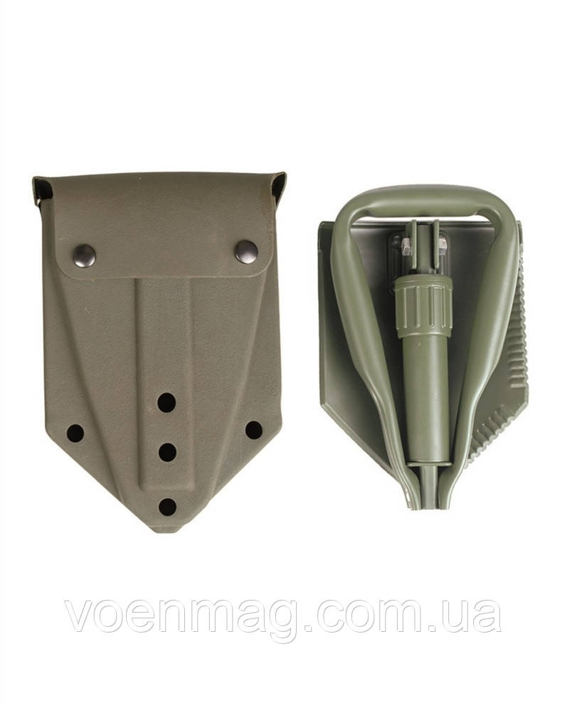 Лопата складана "GERMAN TRIFOLD SHOVEL W/O COVER USED", Olive