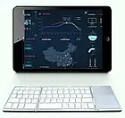 Клавіатура Infinity Keyboard Bluetooth Foldable B033 Mini Portable Silver (ENG), фото 5