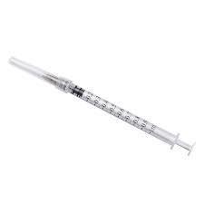Шприц інсуліновий Luer Lock 1 мл / 3-х комп. / (U-100) / зйомна голка G30 (0,30 * 13) / ALEXPHARM (100 шт /уп)