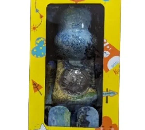 Нічник Infinity Bearbrick Takashi Blue 30см