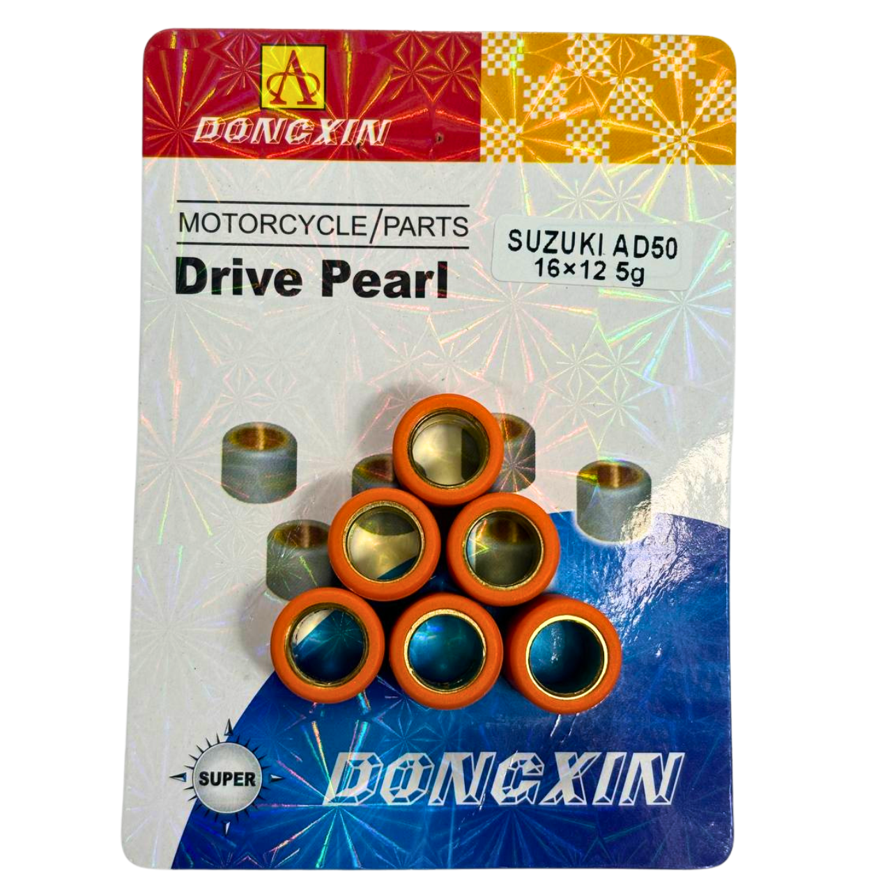 Ролики варіатора 16х12мм 5г Suzuki AD50 комплект 6шт DONGXIN