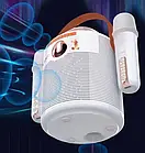Акустика портативна Infinity Disney K68 White + 2 караоке-мікрофона, фото 3