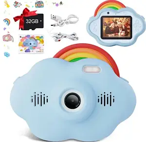 Дитячий фотоапарат Infinity SL01 Blue Хмаринка+ карта памяті 32gb