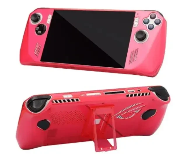 Чохол для ігрової приставки Infinity Silicon Case Asus ROG Ally Red, фото 1