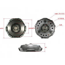 Корзина зчеплення навантажувача KOMATSU FD20-30, FG20-30 № 3EB-10-32210, 3EB-10-32311, 3EB1032210, 3EB1032311, фото 3