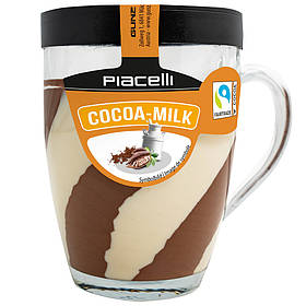 Шоколадна паста молоко + шоколад Piacelli DUO 300г