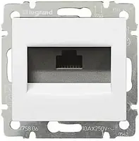 Розетка Legrand Valena Classic 1хRJ45 White компютерна кат.6 STP