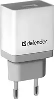 Адаптер живлення для телефона Defender UPA-21 White (83571) 1xUSB 5V/2.1А
