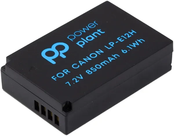 Акумулятор для фотоапарата PowerPlant Canon LP-E12H (CB970506) 850 mAh