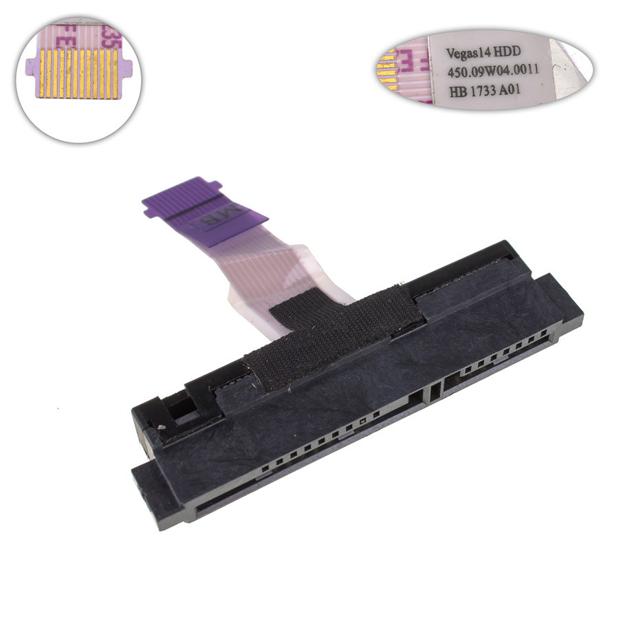 Шлейф жесткого диска SSD/HDD для ноутбука Dell (Inspiron: 5455, 5458, 5459, 3458, 3459) (450.09W04.0011)