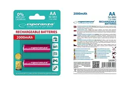 Акумулятор Esperanza EZA103R Ni-MH AA 2000 мАг 2 шт