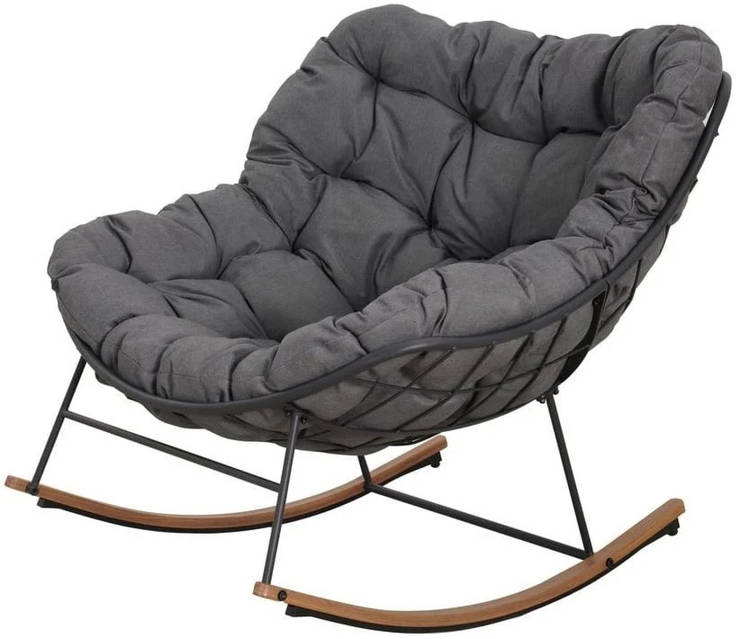 Кресло-качалка Ronda Focus Garden темно-серый: продажа, цена