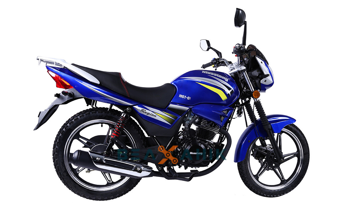 Мотоцикл Musstang REGION MT150-8 Black/Blue
