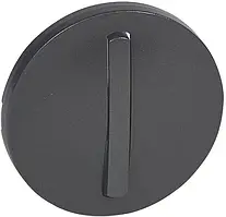 Лицьова панель Legrand Celiane slim 065201 Graphite для вимикача