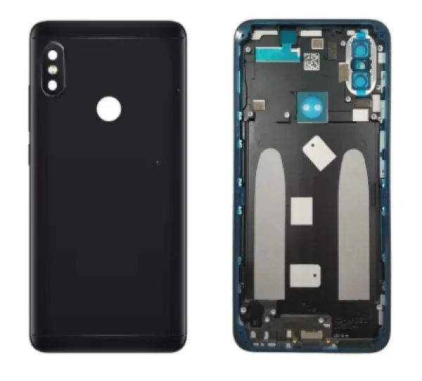 Задня кришка Xiaomi Mi A2/Mi 6X black(зі склом камери), фото 1
