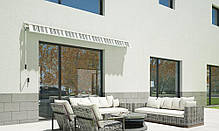 Балконна маркіза 300x250 Gutroof Білий/Сірий, фото 4