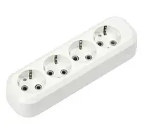 Колодка для мережевого фільтра Voltronic EC-4S 250V 16A, із заземленням, 4 гнізда