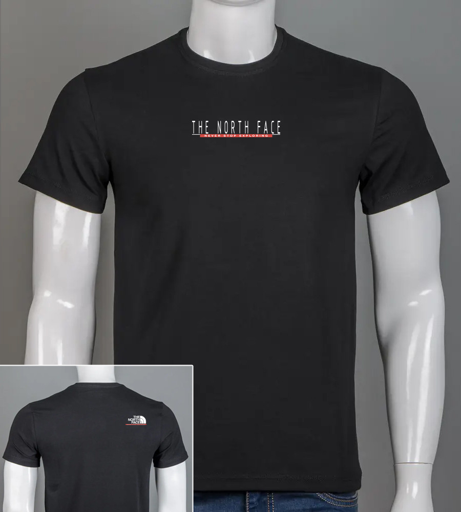 Футболка чоловіча TheNorthFace 2417м (Уп.4шт M-XXL), Чорний