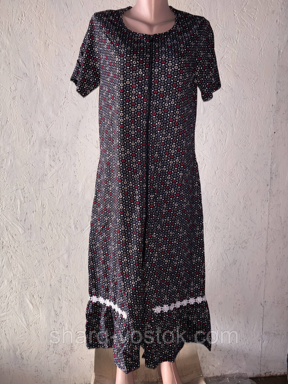 Халат жіночий на замку (48-56), фото 1