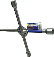 Балонний ключ СТАЛЬ 48400 хрестовий посилений 16, 17, 19, 22 мм, 14х355 мм (