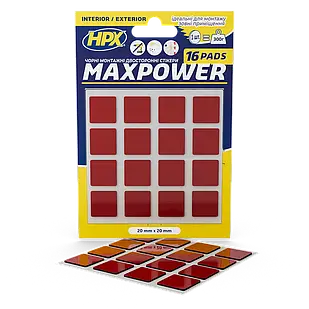 Стікери Maxpower Outdoor, 20х20мм, 16 шт