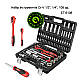 Набір інструментів Cr-V 1/2", 1/4", 108 од. INTERTOOL ET-6108