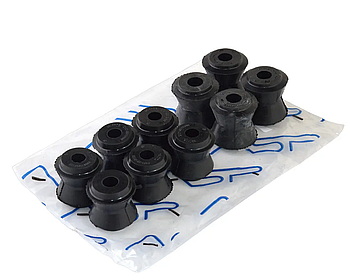 Втулка штанги реактивної ВАЗ 2101-07 (к-т 4+6 шт.) гумова, п/е уп.  "реактивка"