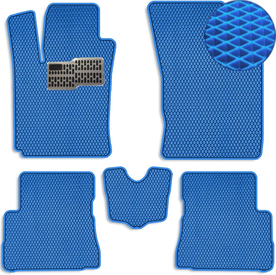 Килимки в салон EVA для Hyundai Getz 2005-2008 з підп'ятником Сині 5 шт.
