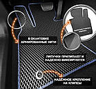 Килимки в салон EVA для Hyundai Getz 2005-2008 з підп'ятником Чорні-Бежевий кант 5 шт., фото 6