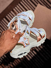 Жіночі сандалії Skechers D'lites Sandals White Pink Flowers ALL04284, фото 5