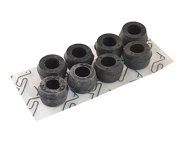 Втулка амортизатора заднього ВАЗ 2101-07, 2121 (к-т 8 шт.), з насічкою