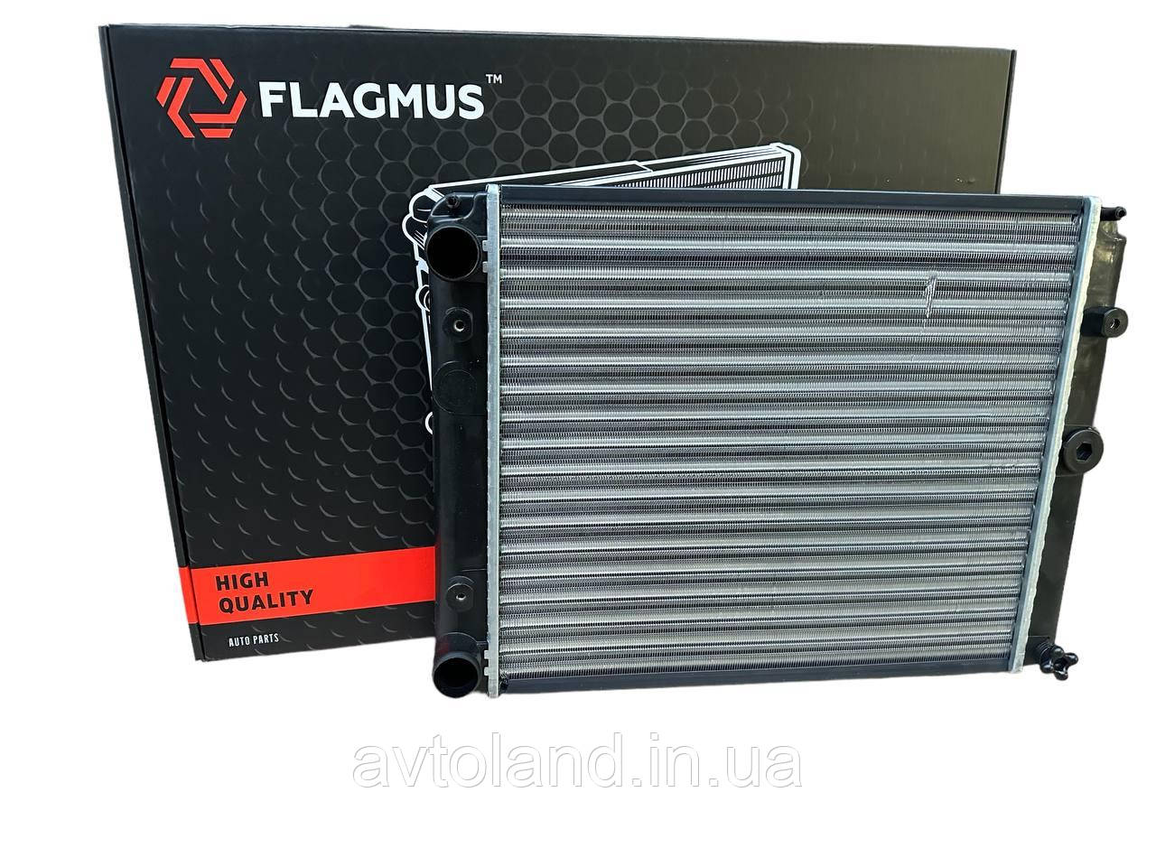 Радиатор ЗАЗ 1102, алюм., основний FLAGMUS