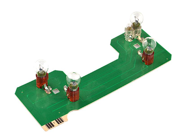 Плата заднього ліхтаря ВАЗ 2107 права,  з лампами, WATT