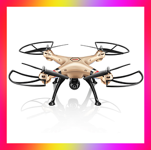 Радіокерований квадрокоптер Syma X8HW з Wi-Fi FPV камерою й барометром 4CH 2.4G. Дрон на пульті