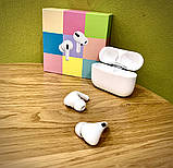 Бездротові навушники AirPods PRO 3 Bluetooth 5.0 Сенсорні з магнітним кейсом у стилі Аерподс AirPods білий, фото 6