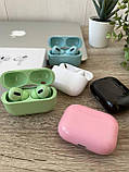 Бездротові навушники AirPods PRO 3 Bluetooth 5.0 Сенсорні з магнітним кейсом у стилі Аерподс AirPods білий, фото 7
