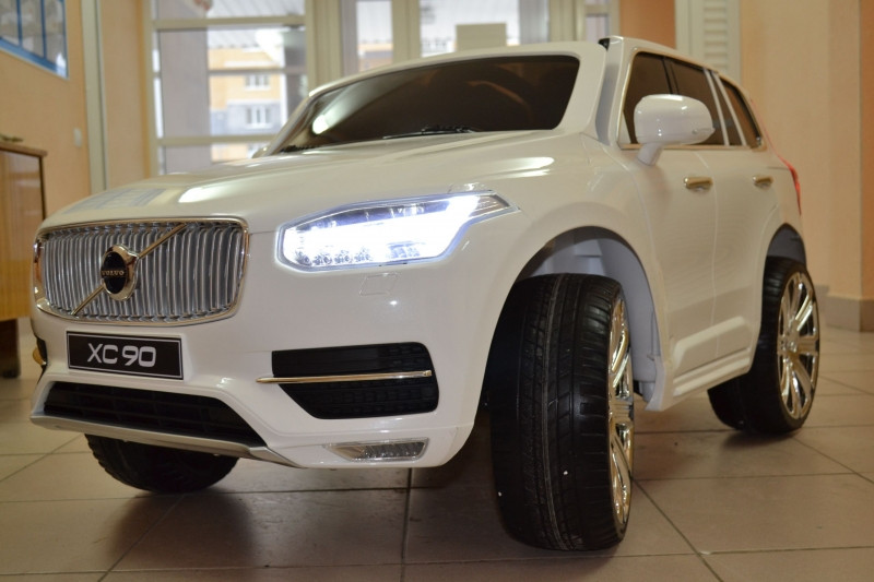 Дитячий електромобіль на пульті керування Джип Volvo XC90 Ліцензія Білий