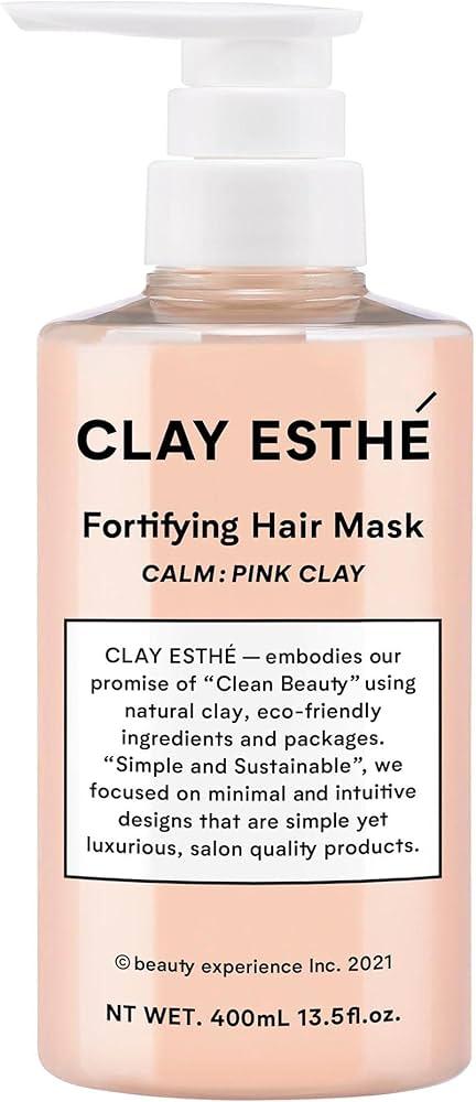 Укрепляющая маска для волос Moltobene Clay Esthe Pink Clay, 400 мл, фото 1