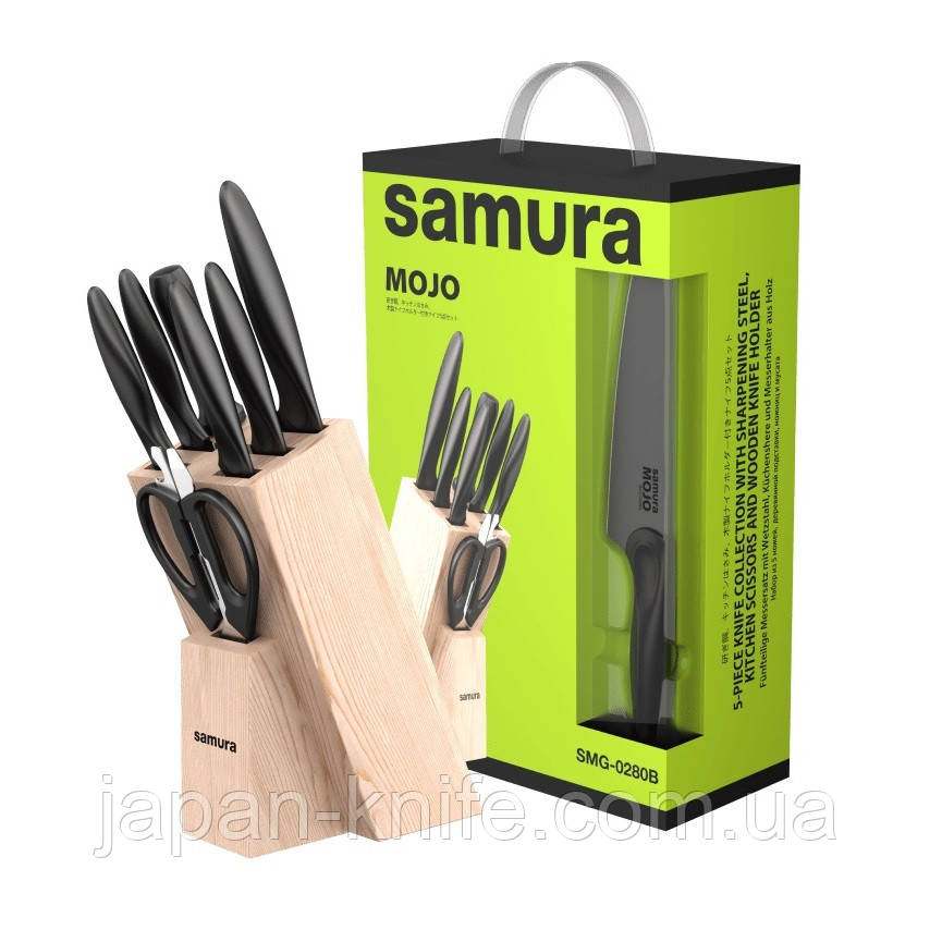 Набір ножів з 8 предметів Samura Mojo SMJ-0280B