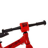 Дитячий біговел велобіг 12 дюймів на магнієвій рамі PROF1 KIDS SMG1205A-2 червоний, фото 2