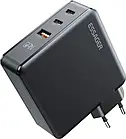 Адаптер живлення для телефона Essager Advance 140W GaN Travel Charger 2 C + USB A Black (ECT2CA-ZCB01-Z), фото 2