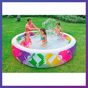 Дитячий надувний круглий басейн Intex 56494 (229 x 56 см) Вертушка