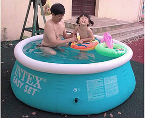 Дитячий круглий надувний басейн Intex 28101 (183х51 см) Easy Set