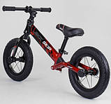 Дитячий біговел велобіг 12 дюймів Corso Skip Jack 44538 червоний, фото 5