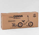 Дитячий біговел велобіг на магнієвій рамі 12 дюймів Corso 22709 фіолетовий, фото 5