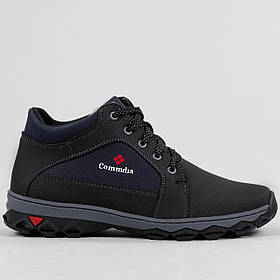 Черевики чоловічі зимові шкіряні з хутром (ЛБ 19 кол)